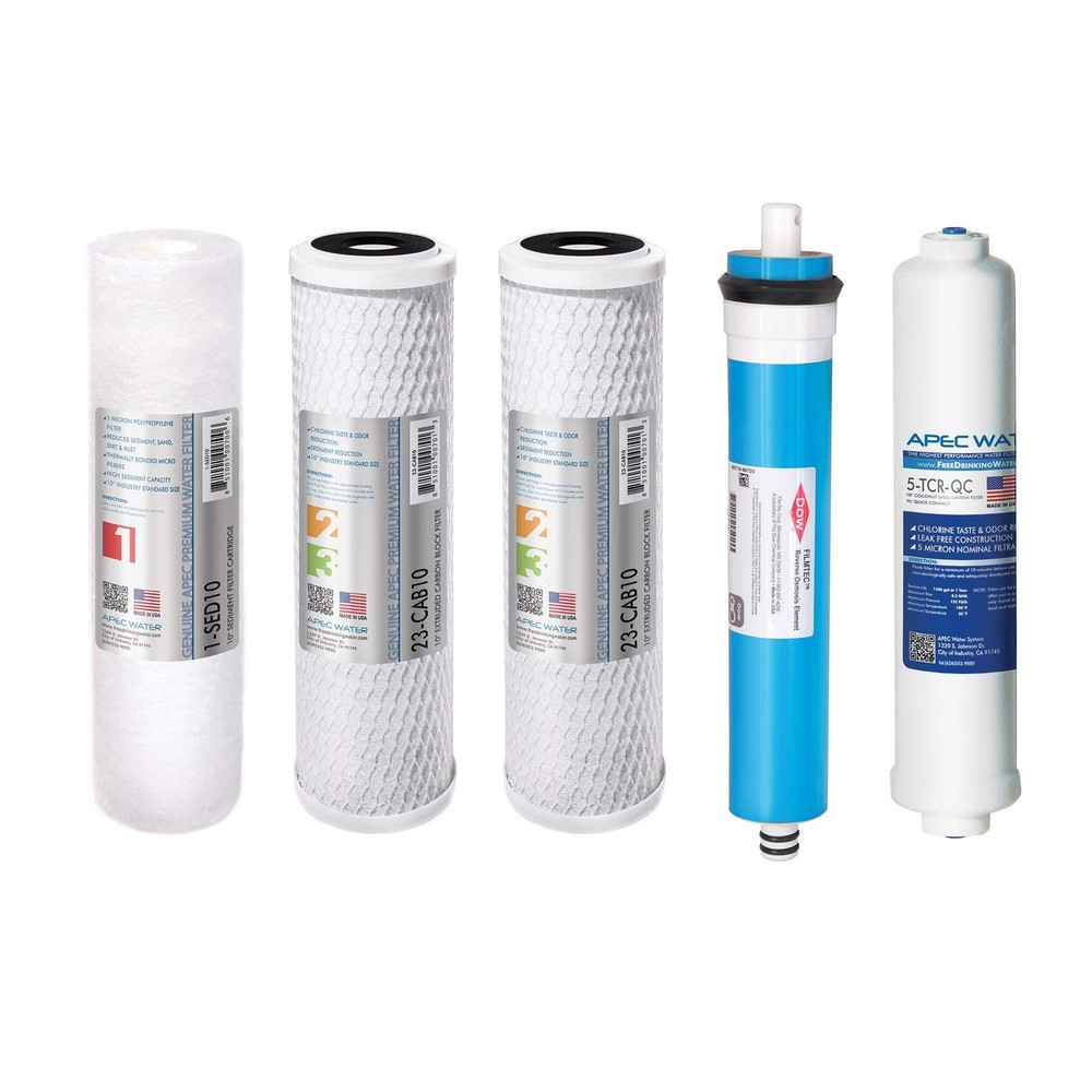 APEC FILTER-MAX90 US Made 90 GPD Complete Replacement Filter Set For ULTIMATE
