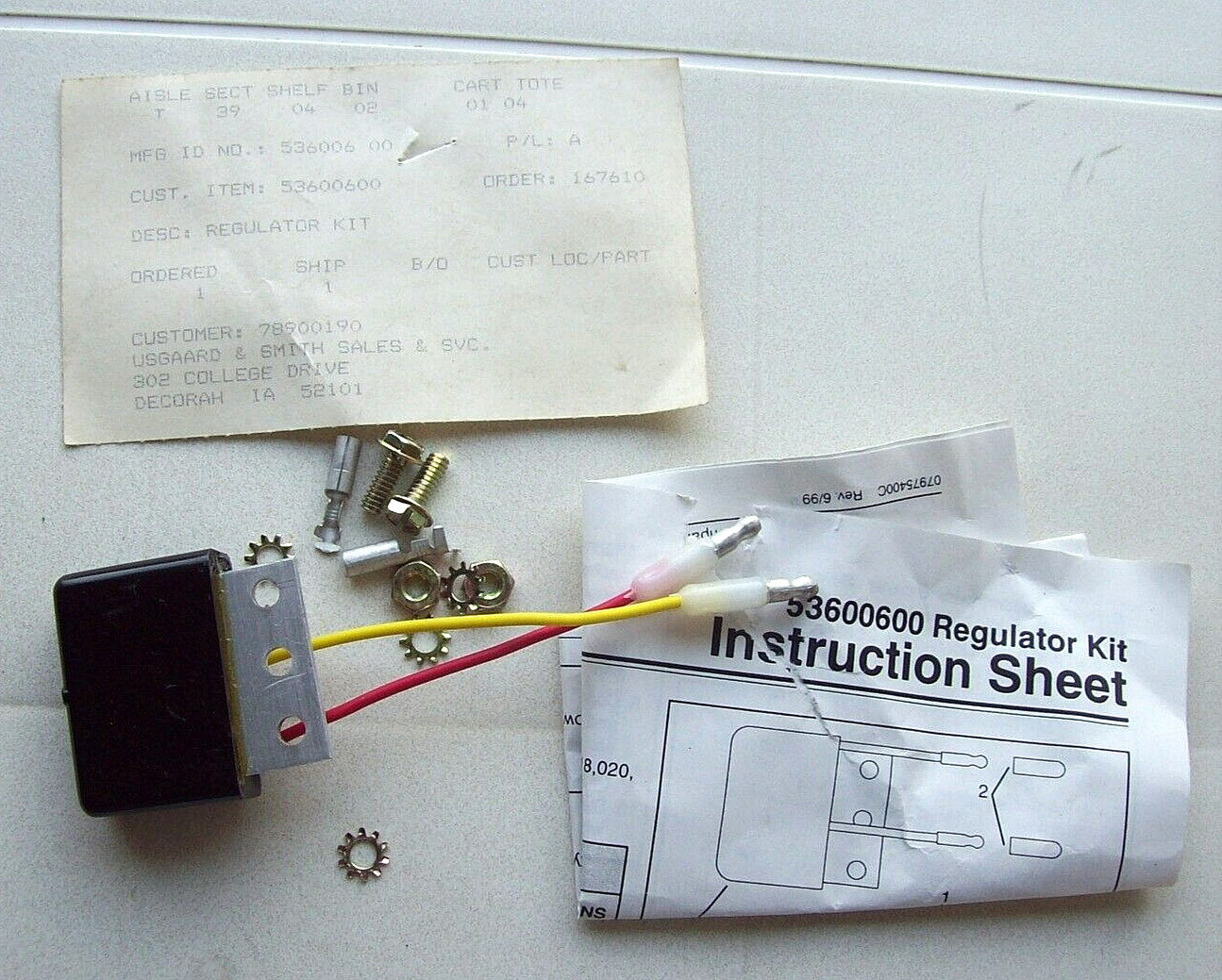 Ariens 53600600 Regulator Kit ~ Free Shipping gallery