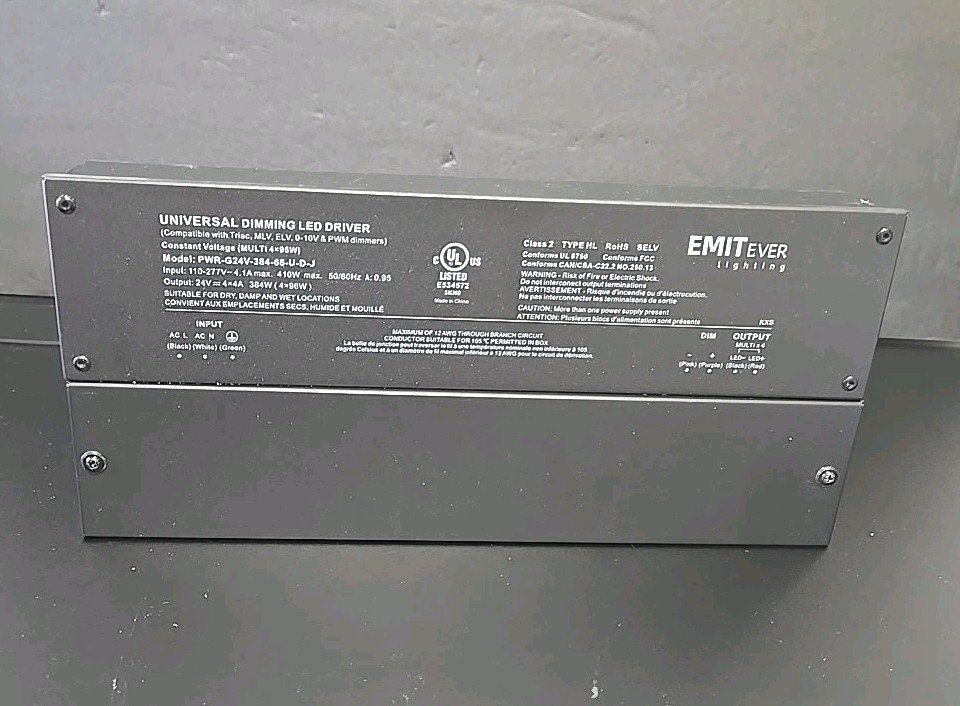 Dimmable Led Driver 384W AC 110V-277V DC 24V Transformer Potentiometer. Class 2 gallery