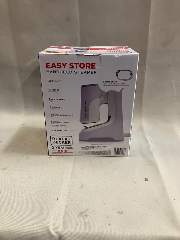 BLACK+DECKER Easy Store Pro Handheld Steamer 1200W Dual Modes Purple gallery