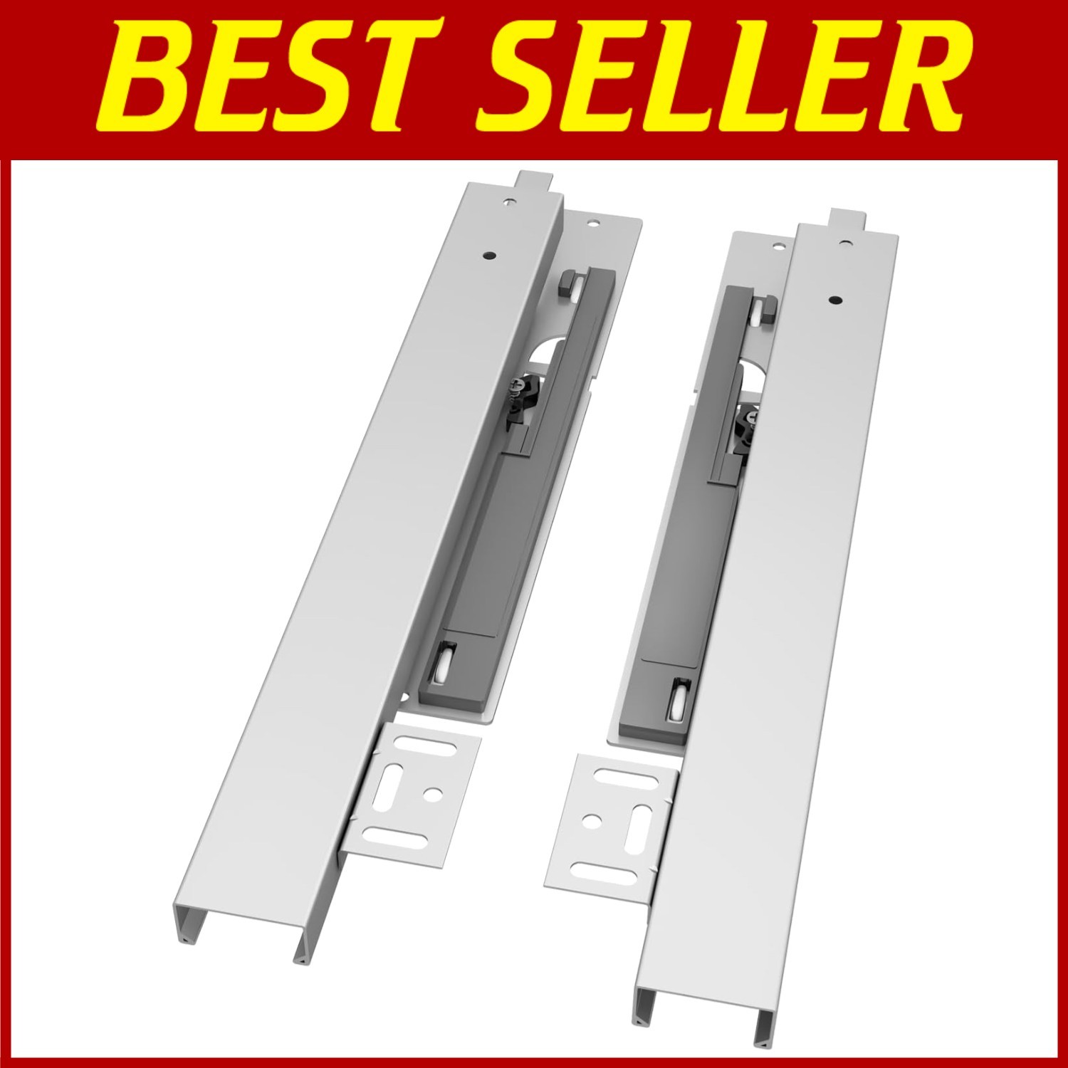 16" Bottom Mount Drawer Slide, Soft Close, Heavy Duty, 88 lb// gallery