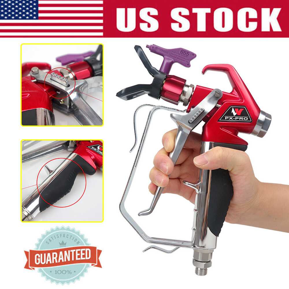 Airless Spray Gun 538020 RX-Pro Red Series w/ 517 Tip & Guard Titan 0538020 NEW gallery