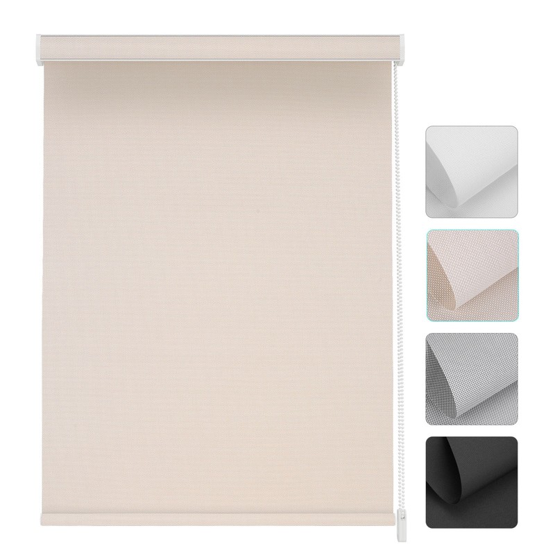 Changshase Custom Made Light Filtering Corded Window Blinds Roller Shades gallery