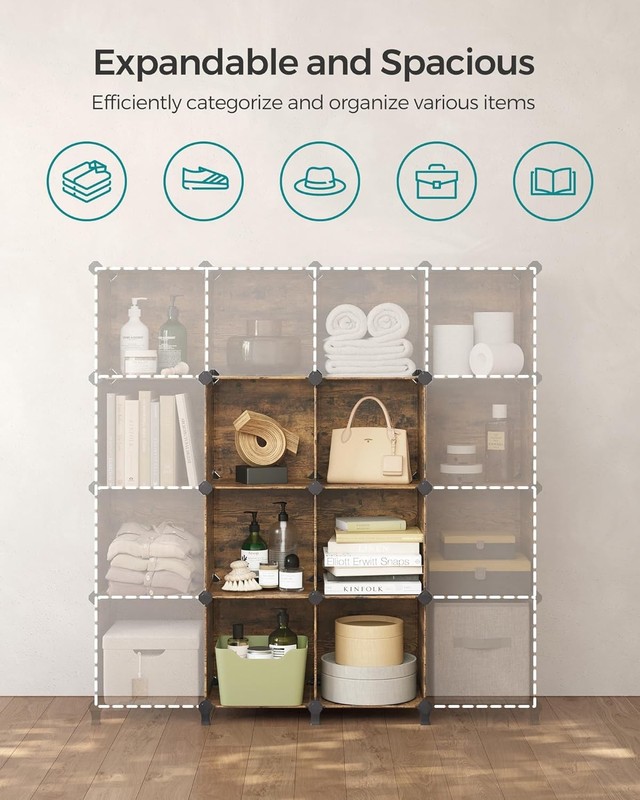 6 Cube Storage Organizer Modular Bookshelf DIY Closet Organizers & Storage gallery