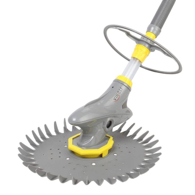 VINGLI Automatic Suction Side Pool Vacuum In Ground and Above Ground Pool Grey gallery