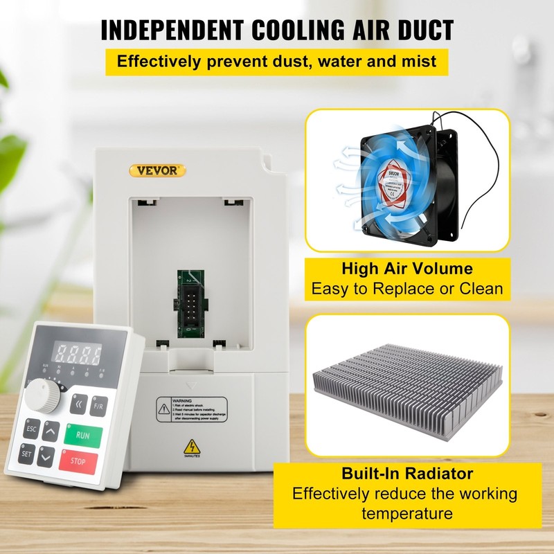 [New]Variable Frequency Drive,AC 220V Input 3KW Variable Frequency CNC Drive Inv gallery