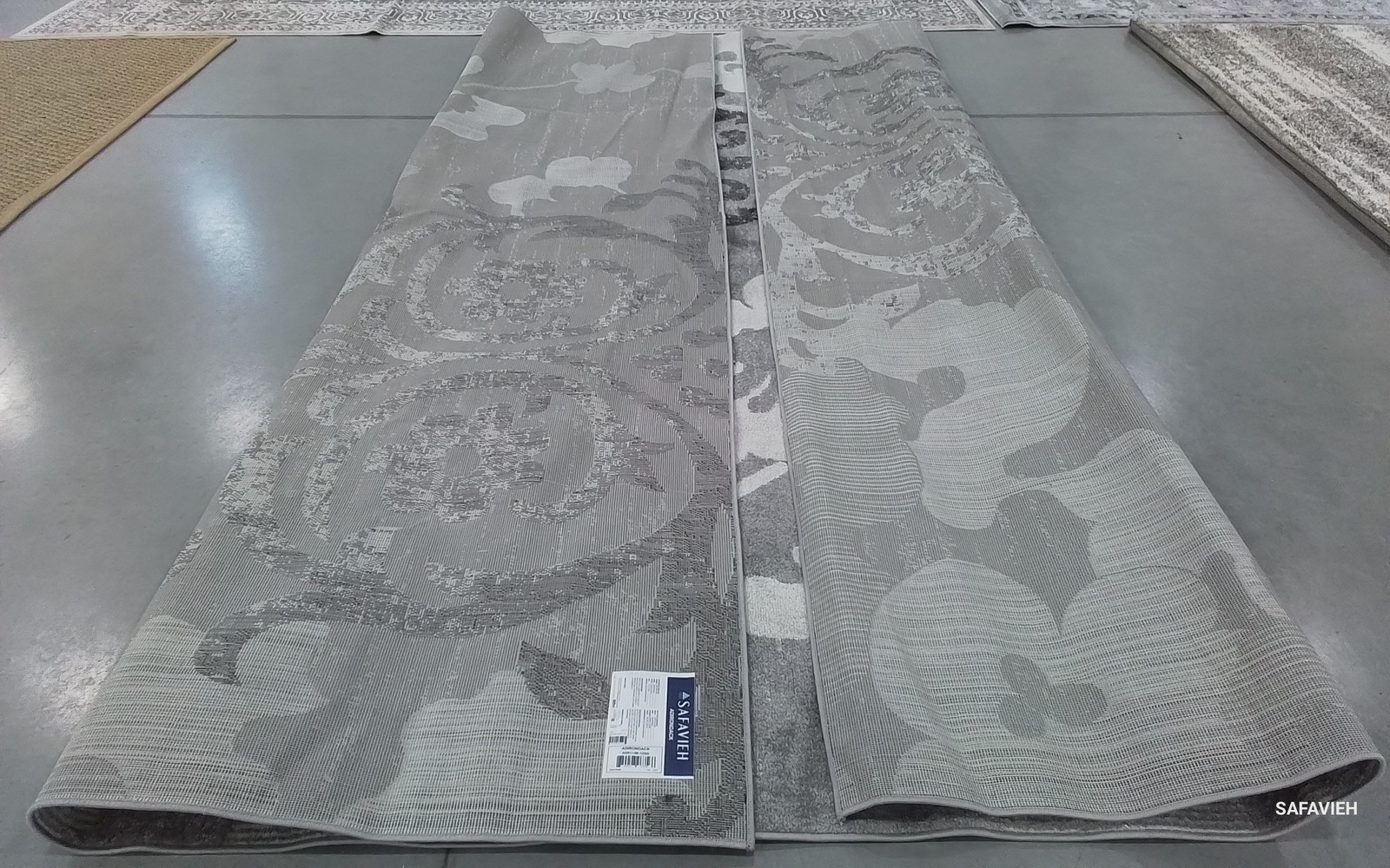 SILVER / IVORY 12'-0" x 12'-0" Flaw in Rug Reduced Price 1172795371 ADR114B-12SQ gallery