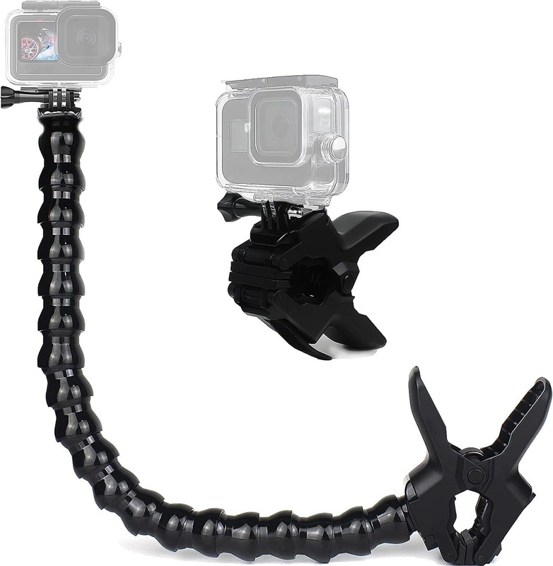 Jaws Flex Clamp Mount with Adjustable Gooseneck 19 Sections Compatible with G... gallery