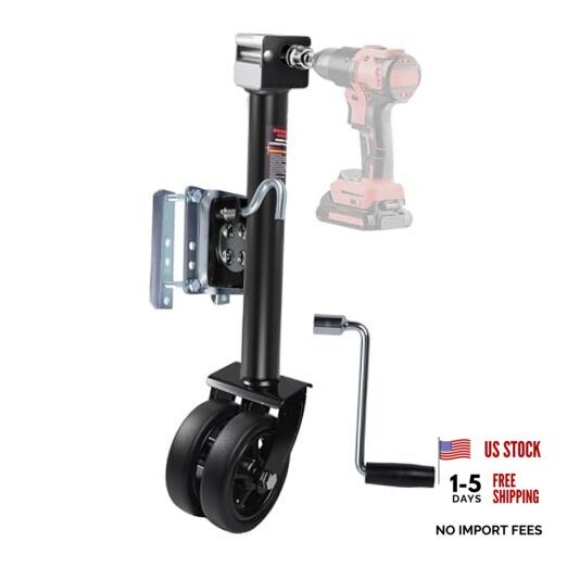 2000 lbs Boat Trailer Jack with 8" Dual Wheels, Heavy Duty Swivel 8" Wheel gallery