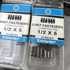 3 Corrugated Joint Fasteners Size 1/2" x No. 5 25 Pieces Mad In USA Tower Mfg gallery