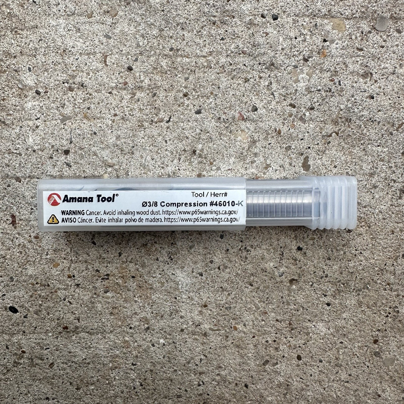 Amana Tool 46010-K Solid Carbide Compression Spiral 3/8 D x 1-1/8 CH x 3/8 SHK gallery