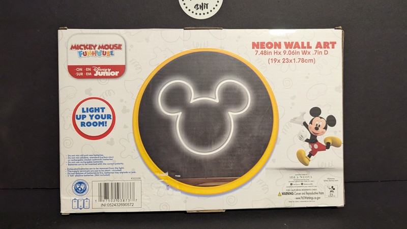 Disney Junior Mickey LED Neon Light Wall Art - Battery Powered - Mickey Head gallery