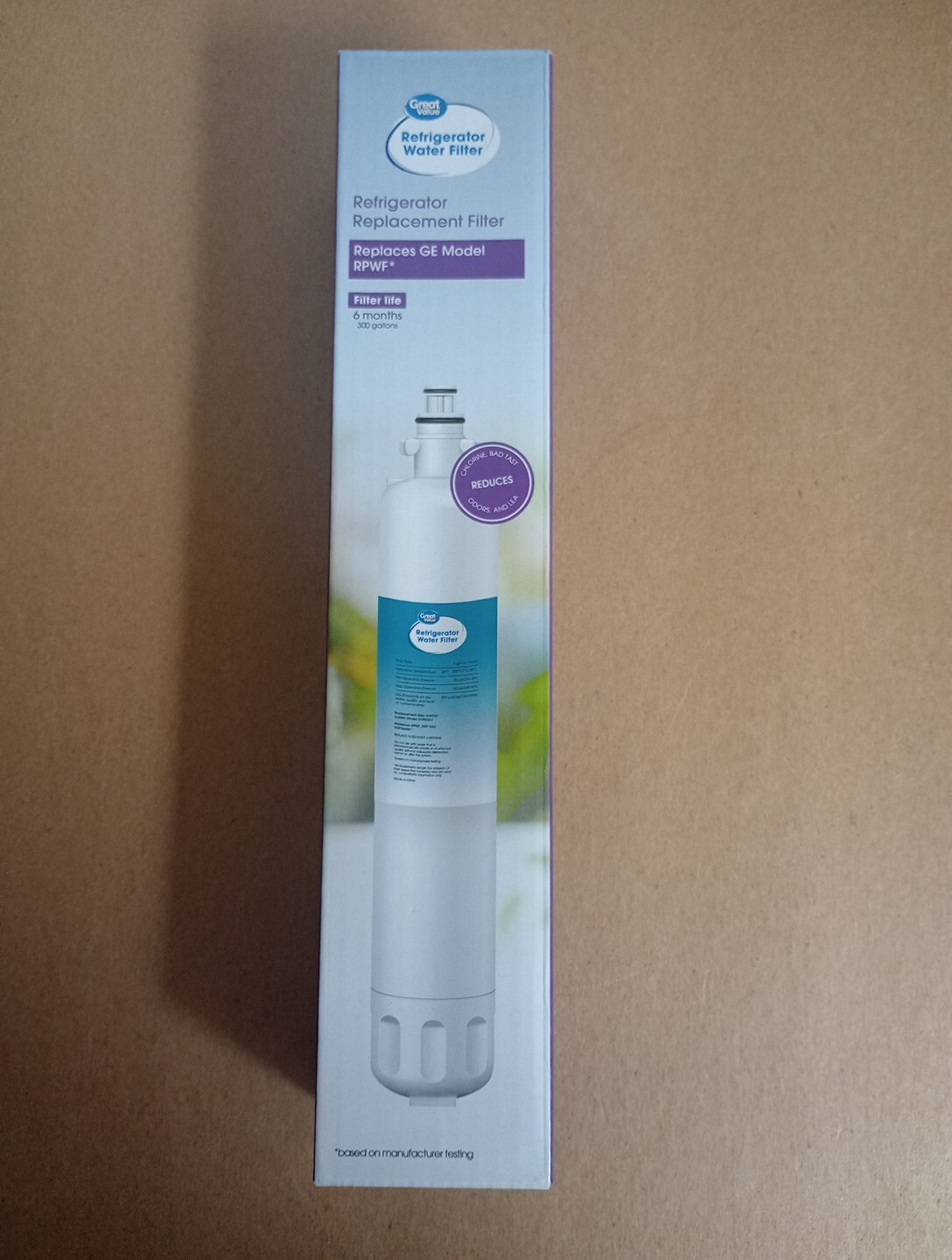 Great Value Replacement Refrigerator Water Filter GE RPWF 1-Pack Brand New gallery
