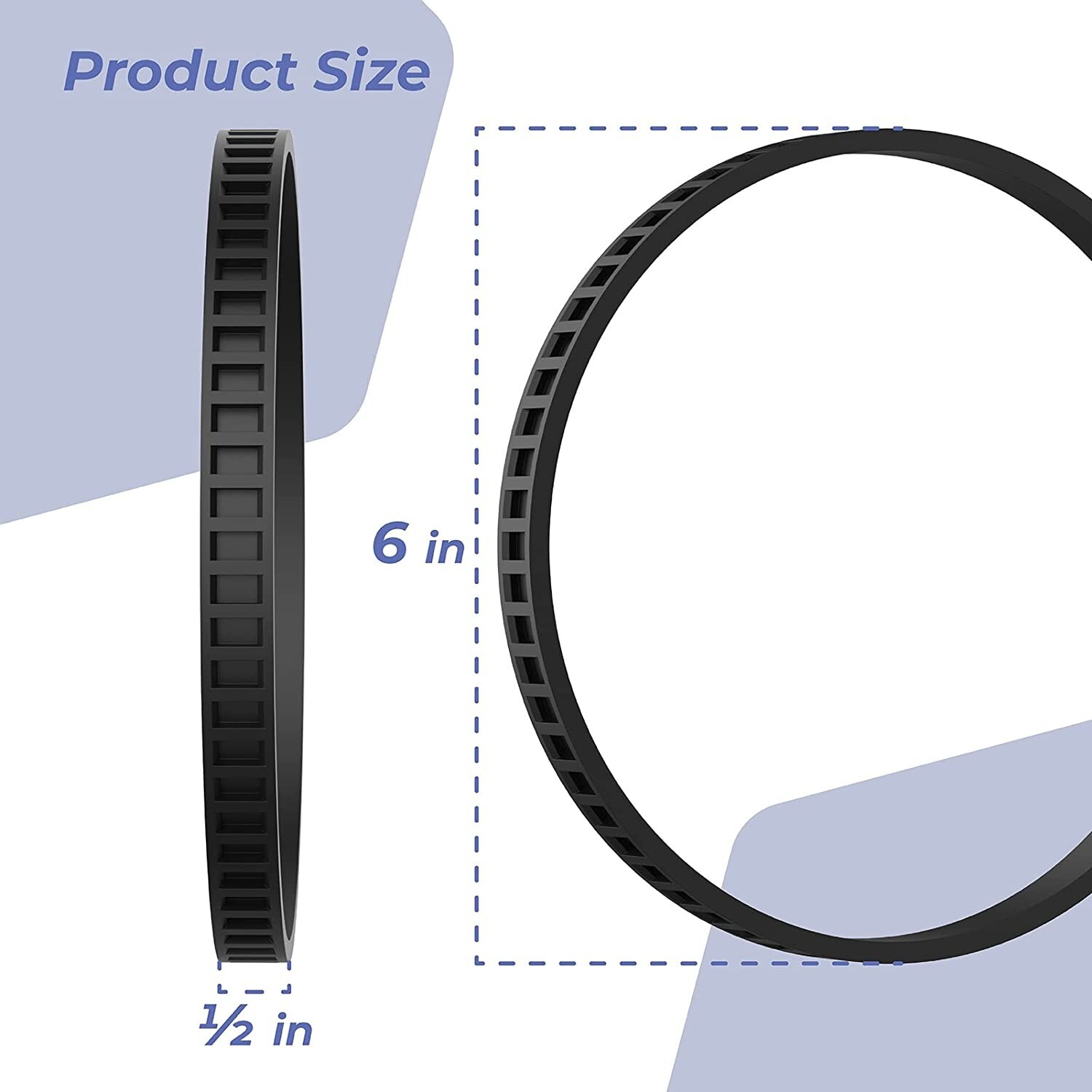 2 Pack Bandsaw Rubber Tires Replacement 650721-00 Compatible With Dewalt DWM120 gallery