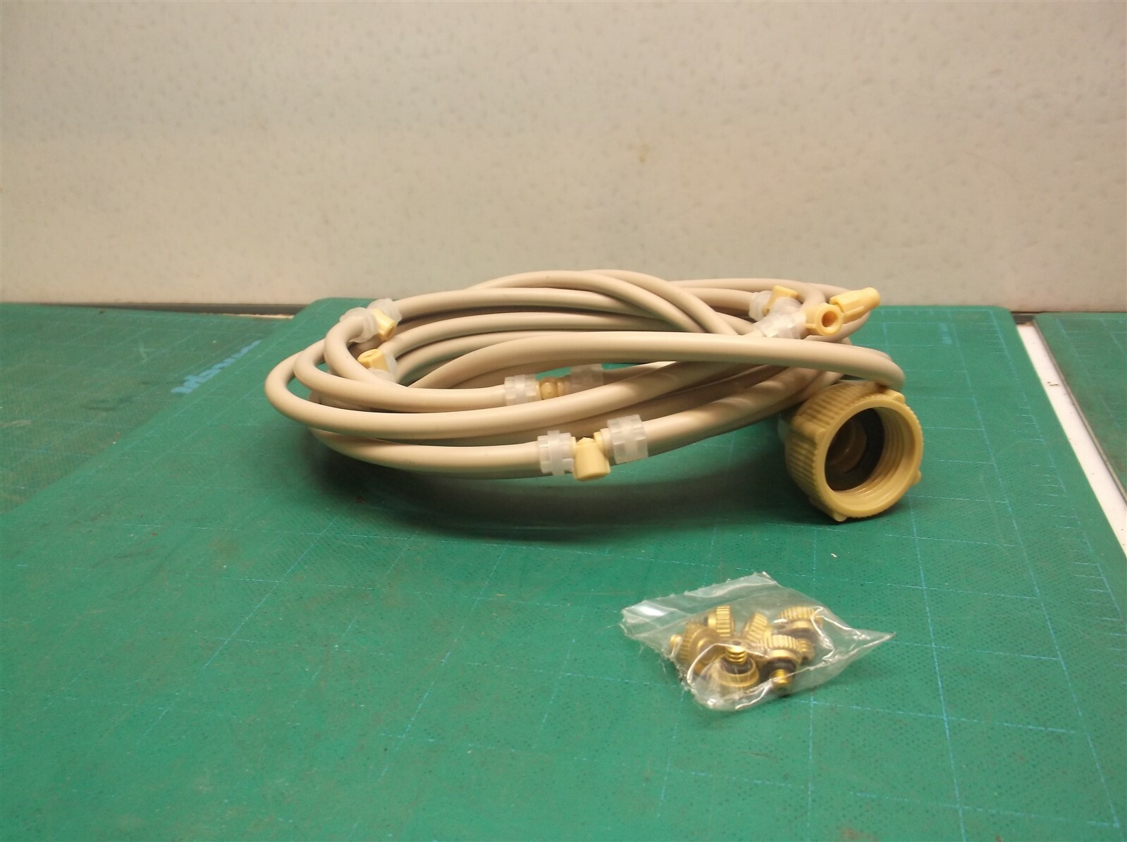 orbit 1/4 cooling misting system 10ft of hose, nozzles & hose adapter gallery