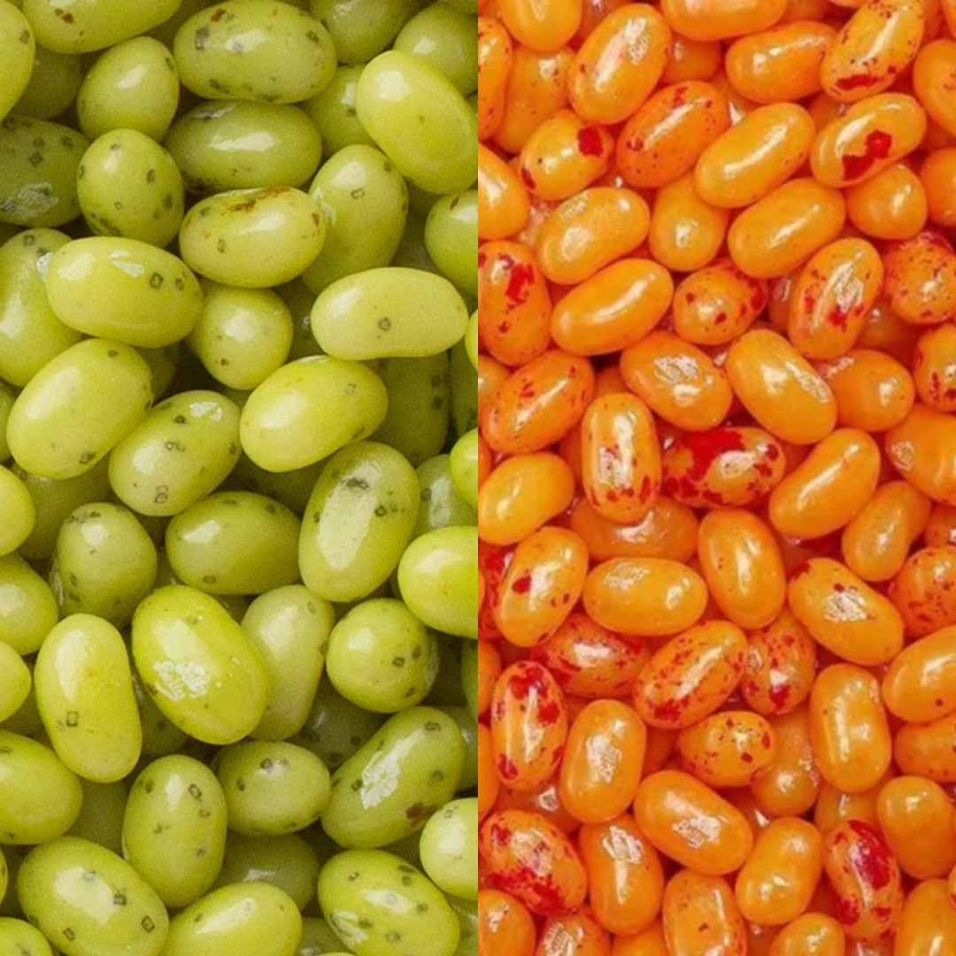 Jelly Belly Bulk Candy Mix | 1LB ~ 2LB | Peach + Juicy pear Jellybeans Mix gallery