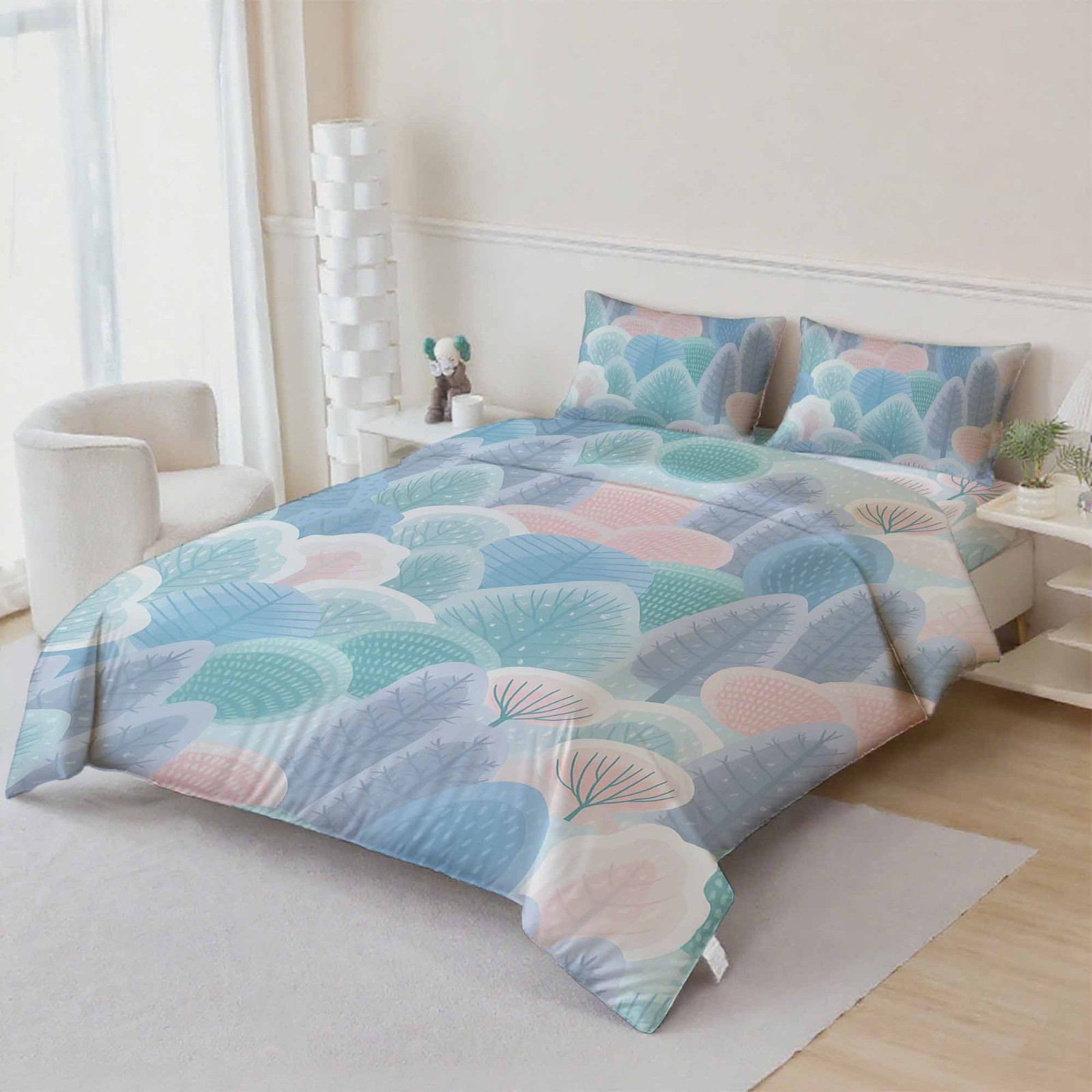 3D Cartoon Forest Pattern Quilt Cover Set Bedding Sets Pillowcases gallery