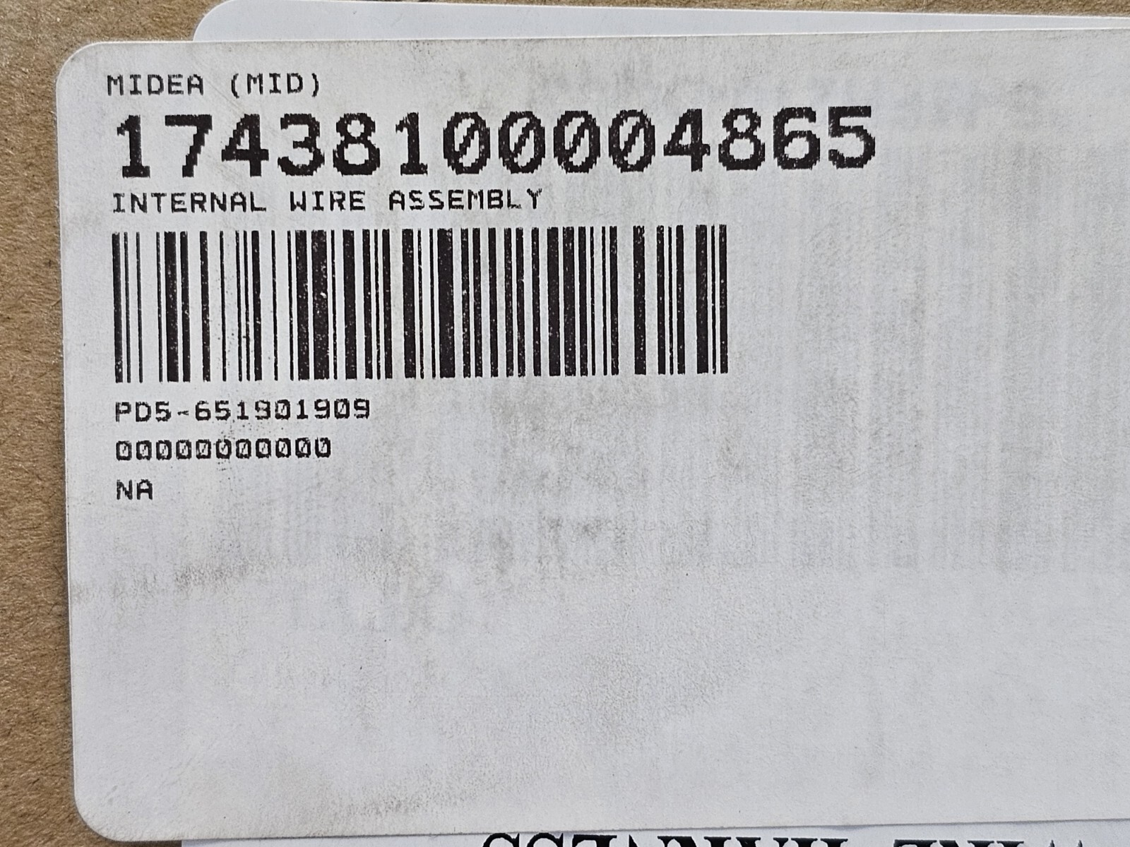 New Genuine OEM Midea Washer Wire Harness 17438100004865 gallery