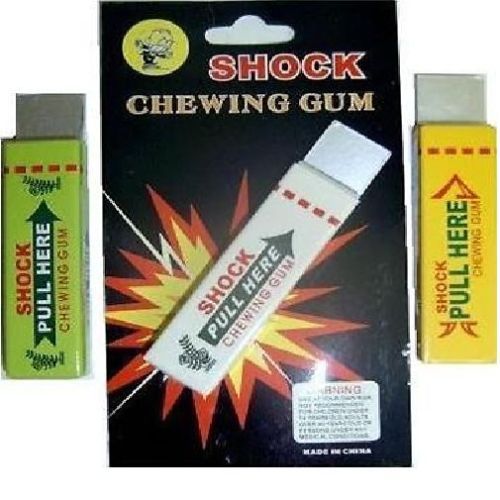 1 Pc Shocking Gum -Shocking Electric Shock Novelty Bubble Gum Prank Trick gallery