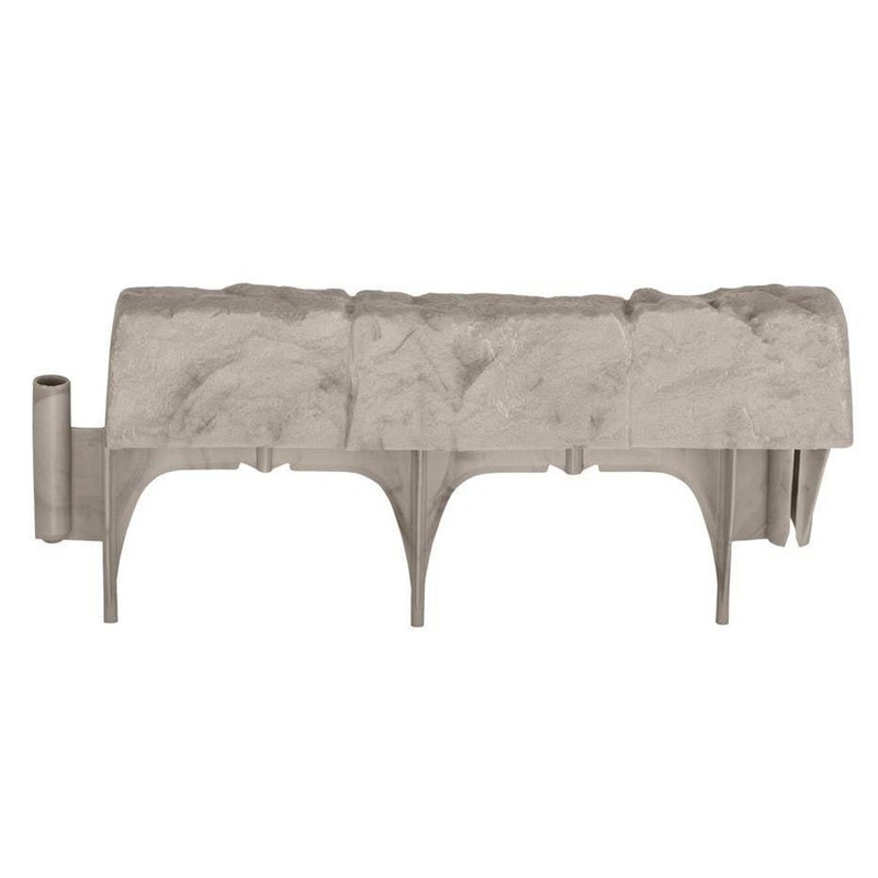 Suncast Landscape Border Decorative Natural Stone Edging, 12" Sections (30 Pack) gallery