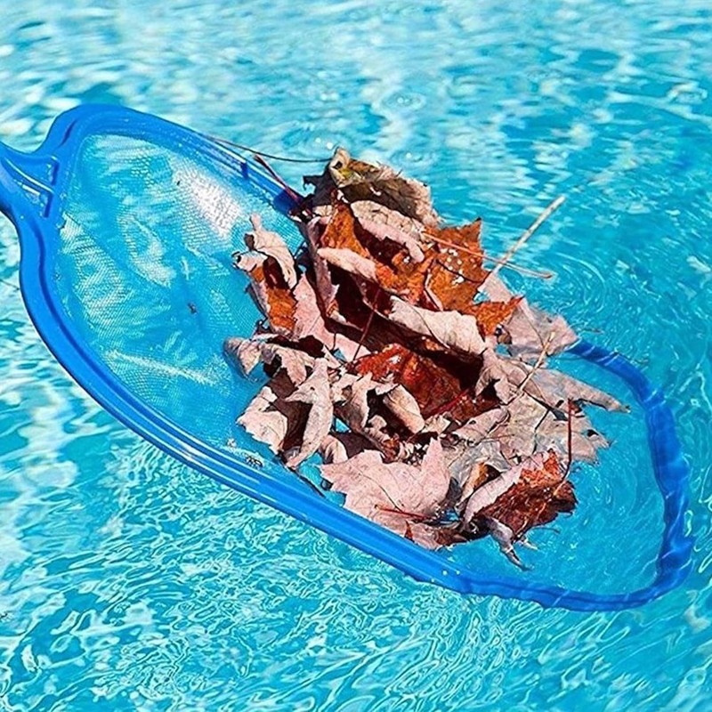 Handheld Pool Skimmer Leaf Rake Net Cleaning Swimming Pool Fine Mesh Netting gallery