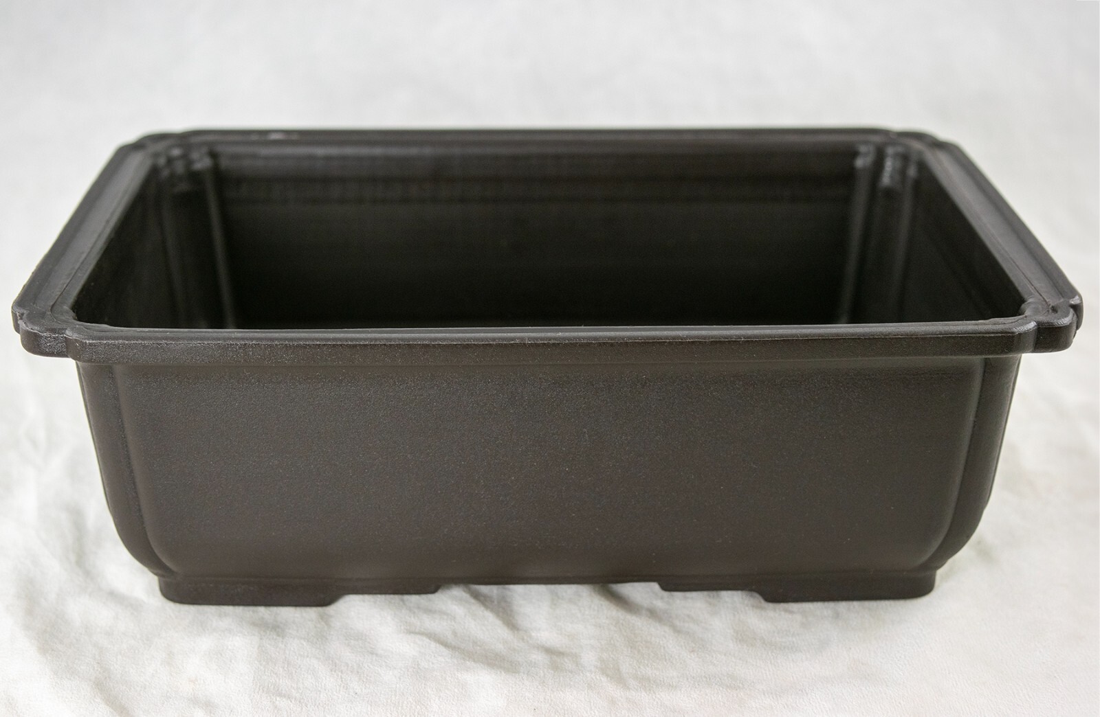 Japanese Heavy Duty Brown Plastic Cactus, Bonsai Training Pot 10.5"x 7.75"x 3.5" gallery