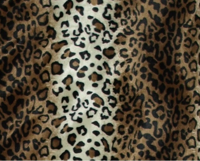 Leopard Print Curtains (2 panels) 62" Long gallery