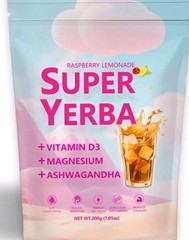 Super Yerba- Instant Powder- Raspberry Lemonade- 10g × 30serv | EXP 05/2027 |