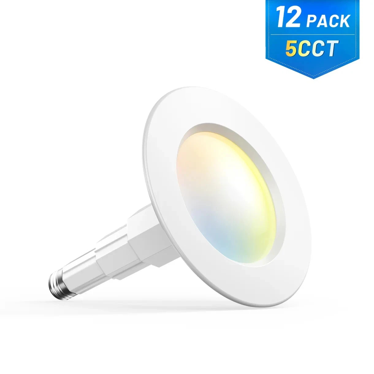 12 Pack LED Recessed 5/6 Inch 5CCT Ceiling Dimmable Panel Light gallery