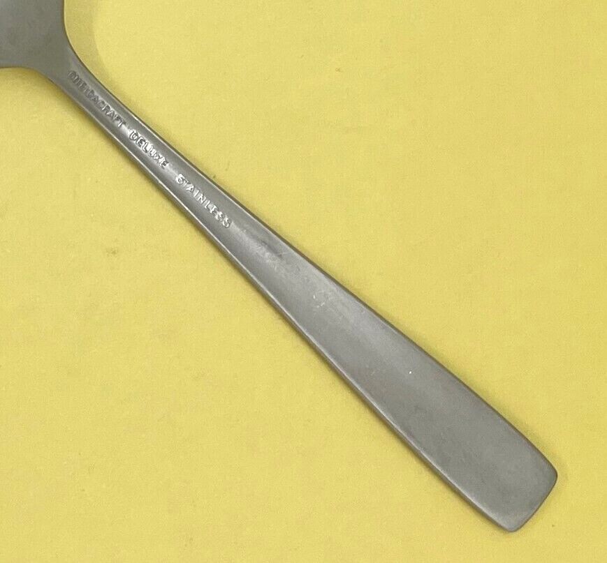 GLOSSY ACCENT ONEIDA STAINLESS FLATWARE PLAIN HANDLE FLAT TIP -CHOICE gallery