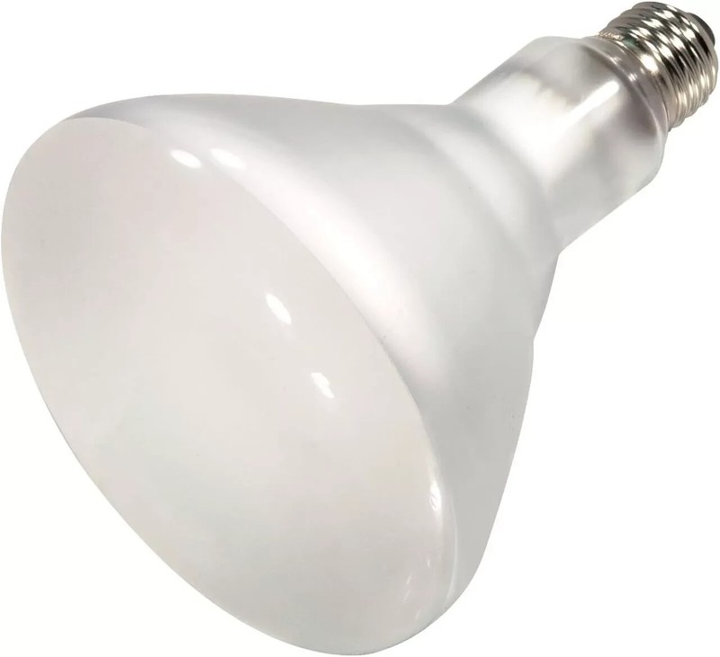 Satco S7006 - 400 Watt BR40 Dimmable Bulb - 2700K - Great for Pools! (1 or 2 PK) gallery