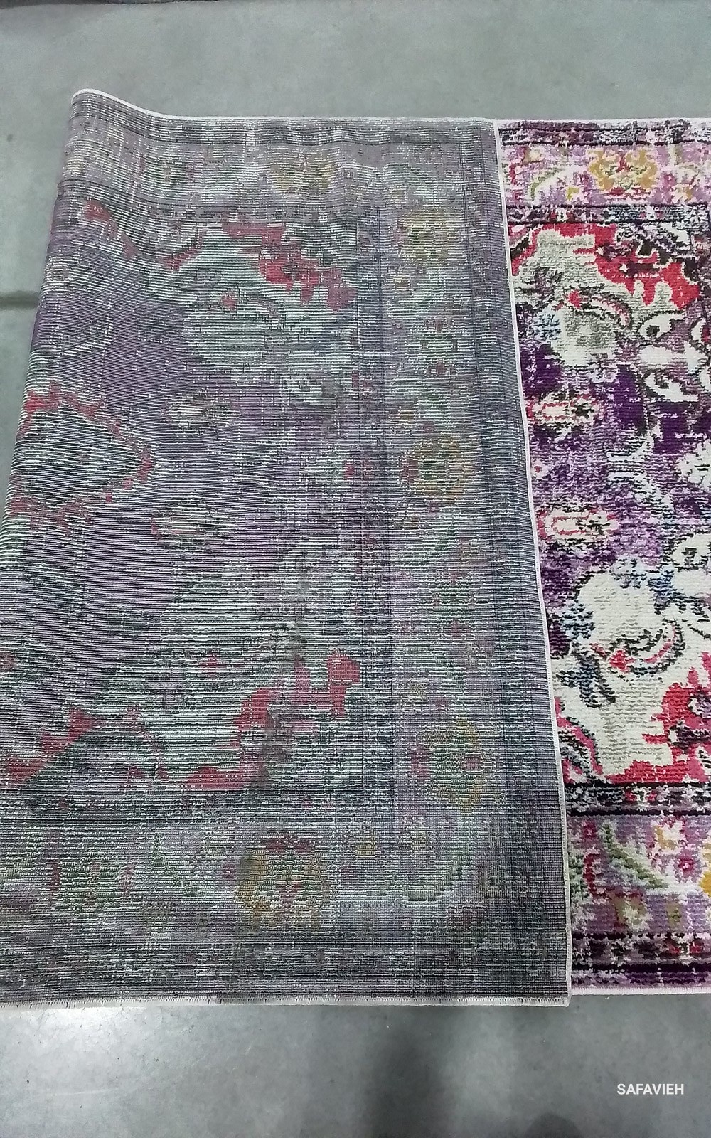 VIOLET / FUCHSIA 5'-1" x 7'-7" Back Stain Rug Reduced Price 1172801783 MNC243P-5 gallery