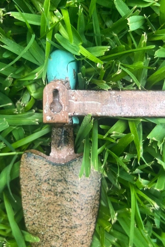 Decorative Garden Tools Hooks Cast Iron Turquoise Handles Excellent gallery
