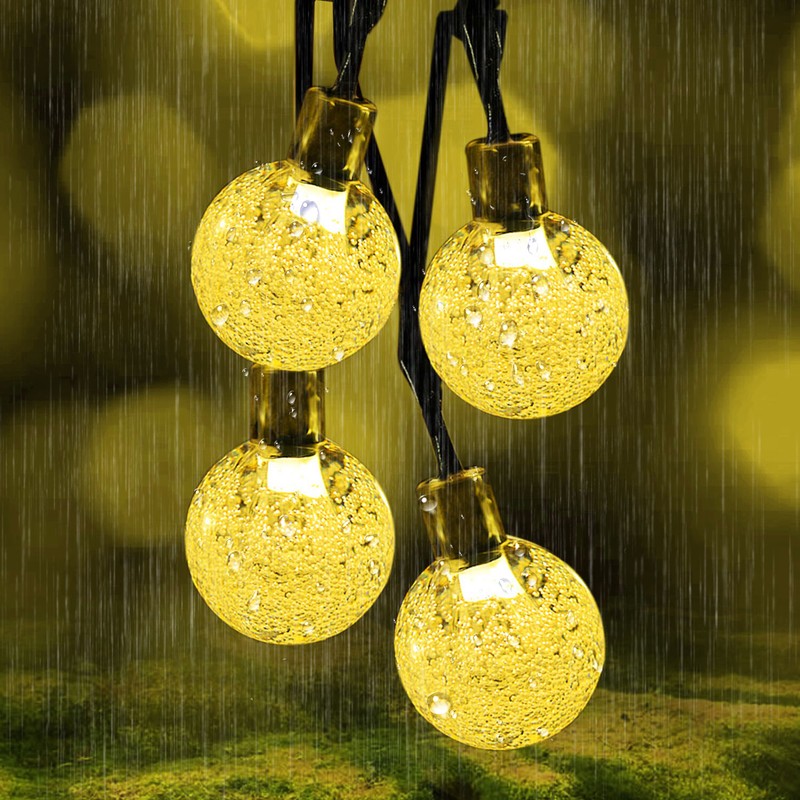 21FT Outdoor String Lights 30 LED Solar Bulb Patio Garden Party Wedding XMAS gallery