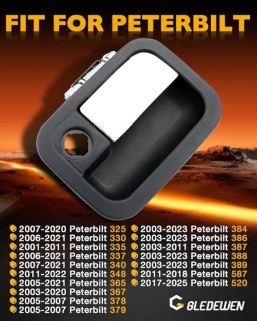 Passenger Door Handle, Compatible with Kenworth 2005-2020 Front Right Side gallery