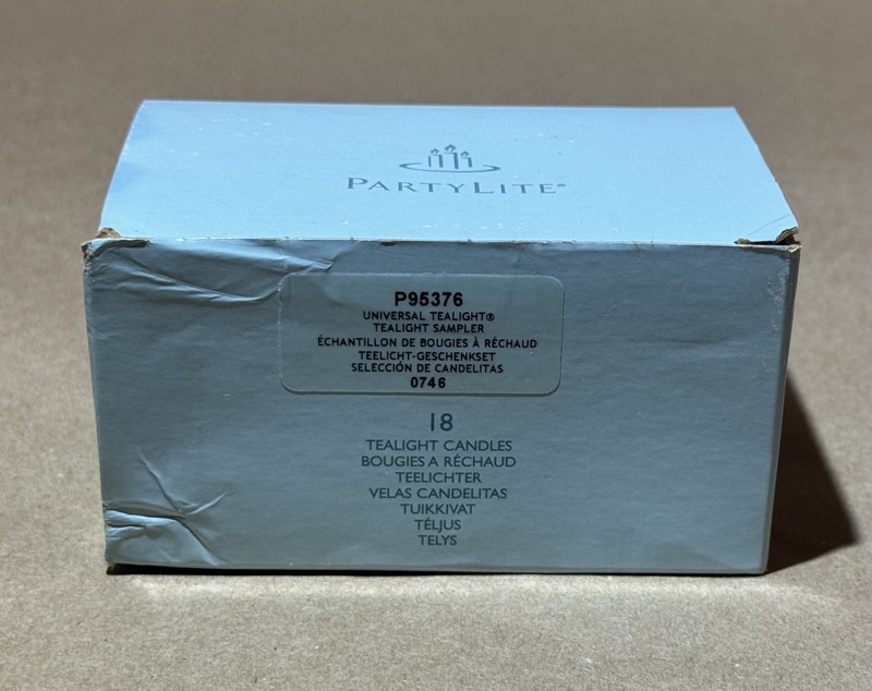 Partylite P95376 18 Universal Scented Tealight Sampler Candles 3 Different gallery