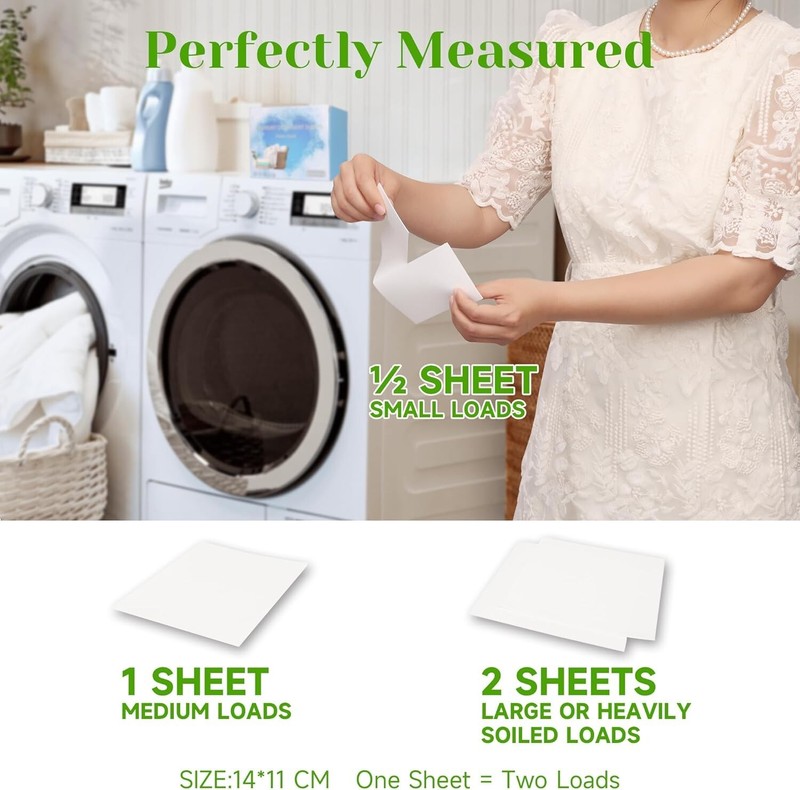 Eco Friendly Laundry Detergent Sheets Travel Size Zero Waste Lightweight Packs gallery