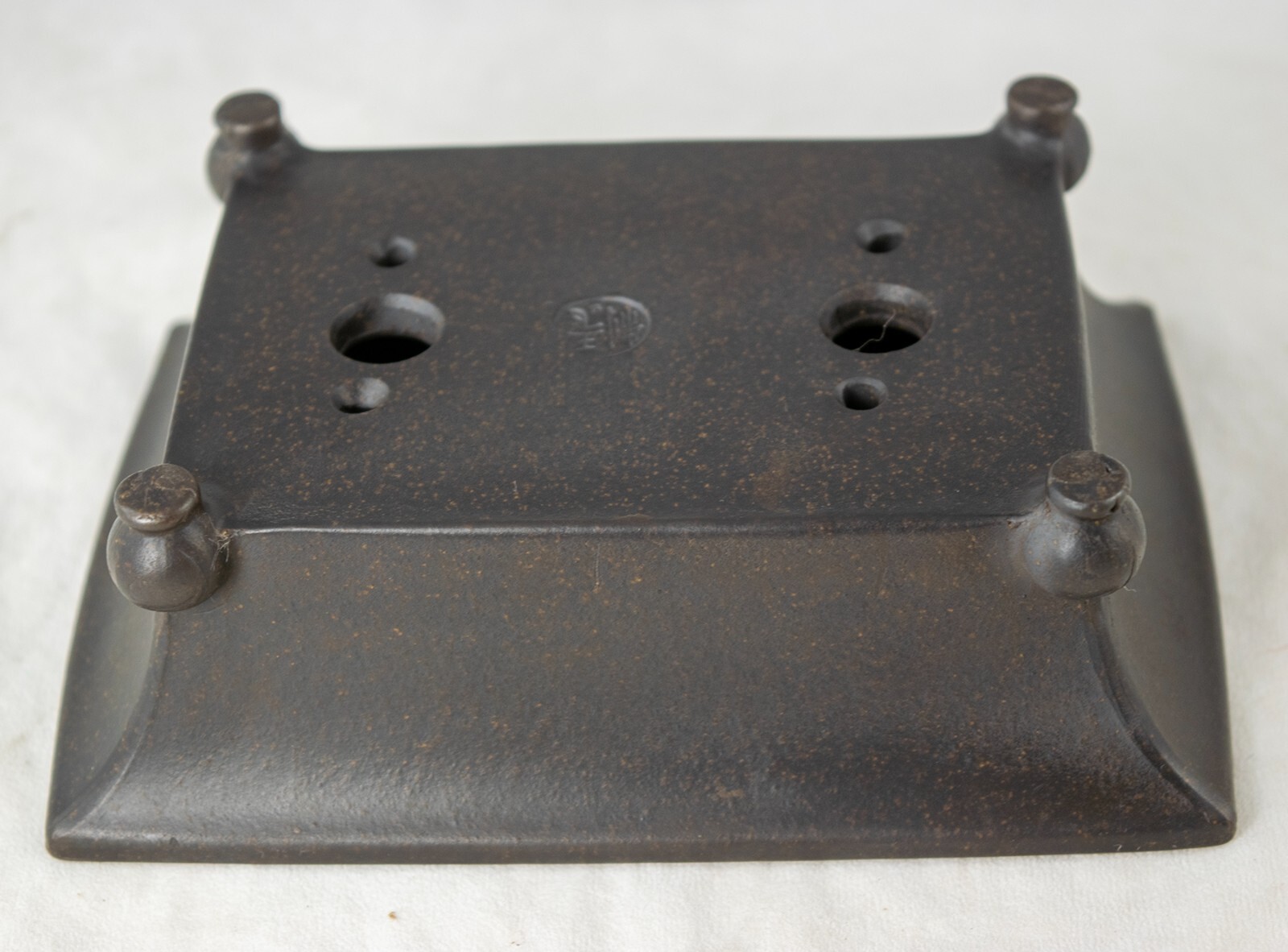 Vintage Rectangular Zisha Cactus & Succulent Bonsai Pot + Mesh 6"x 4.25"x 1.75" gallery
