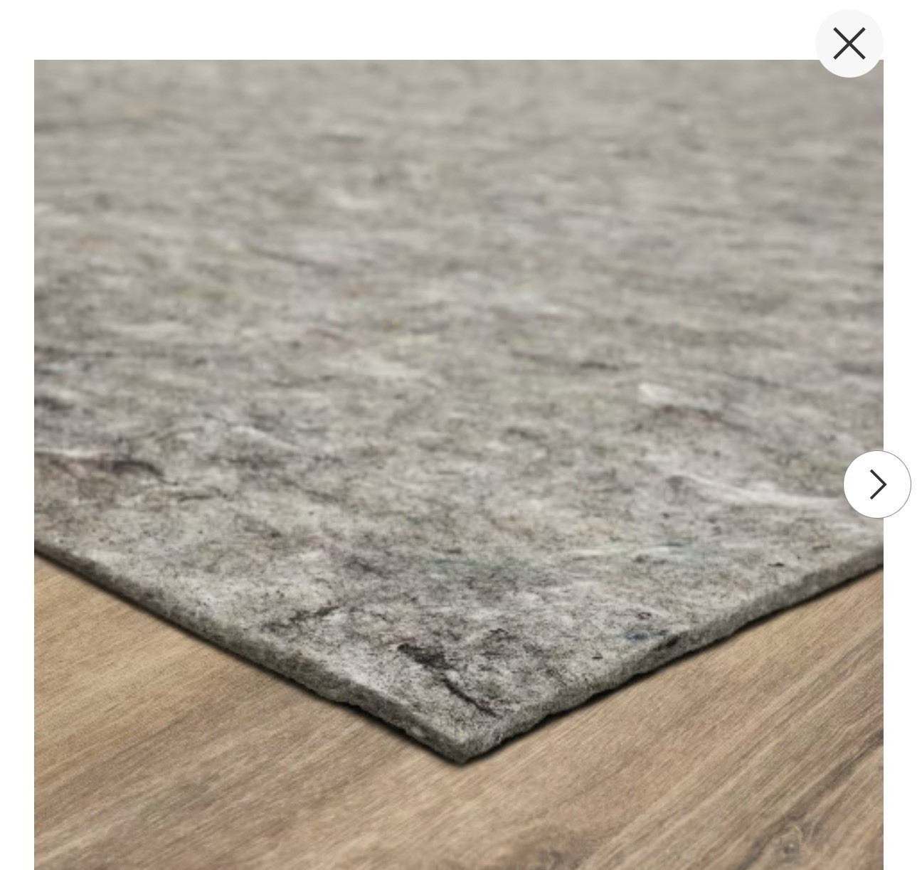 Mohawk Home Felt Non-Slip Rug Pad 4 ft x 6 ft Gray Rectangle DR006 gallery