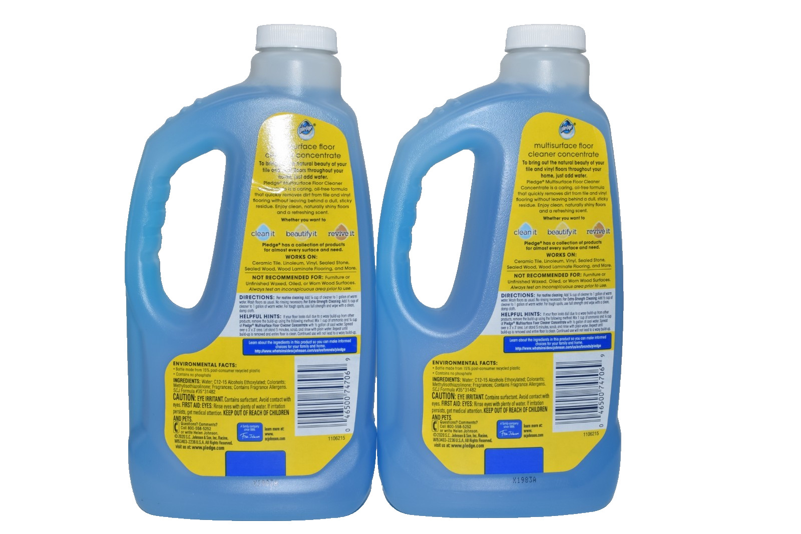 Pledge Floor Care Concentrate Multi-Surface Cleaner 32 oz Rainshower, 2 Pack gallery