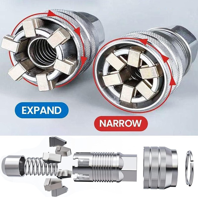 Wrench Torque Ratchet Adapter Universal Sleeve Adjustable Head Spanner Socket gallery