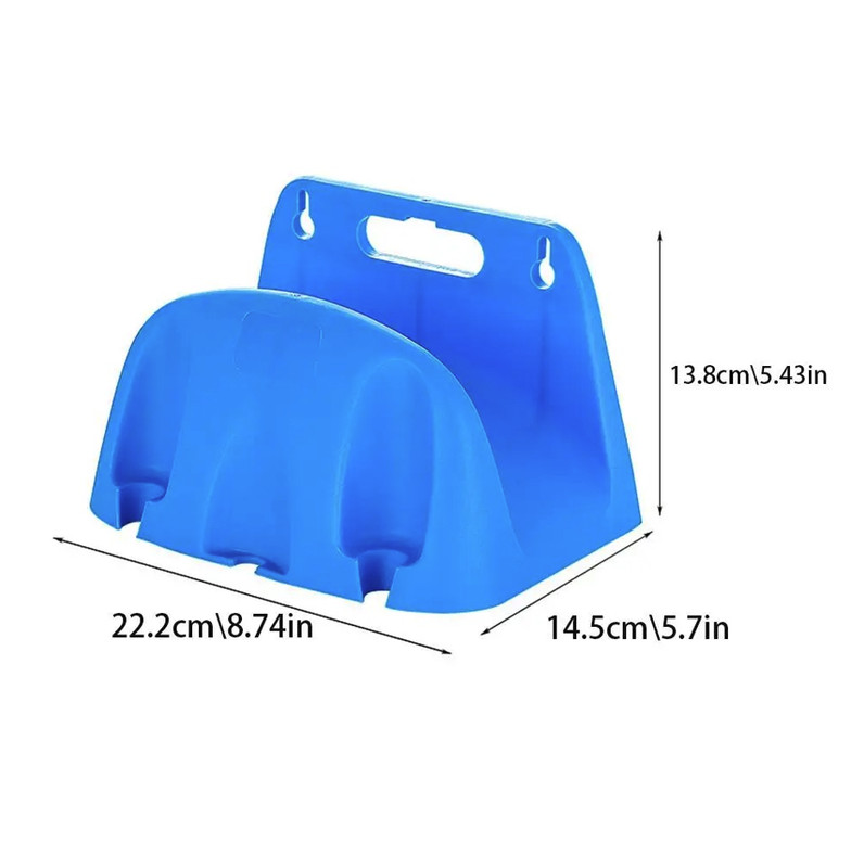 1pc Wall Mounted Garden Hose Holder: Plastic Irrigation Pipe Storage Rack - NEW gallery