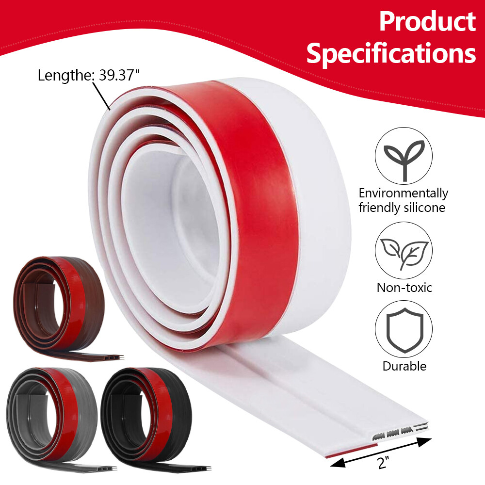 Door Draft Stopper Under Door Sweep Weather Stripping Seals Weather Bottom Seal gallery