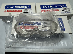 3 Box Lot – OUR LOOK Transparent Protection Goggles Medical Safety Seal Eye New