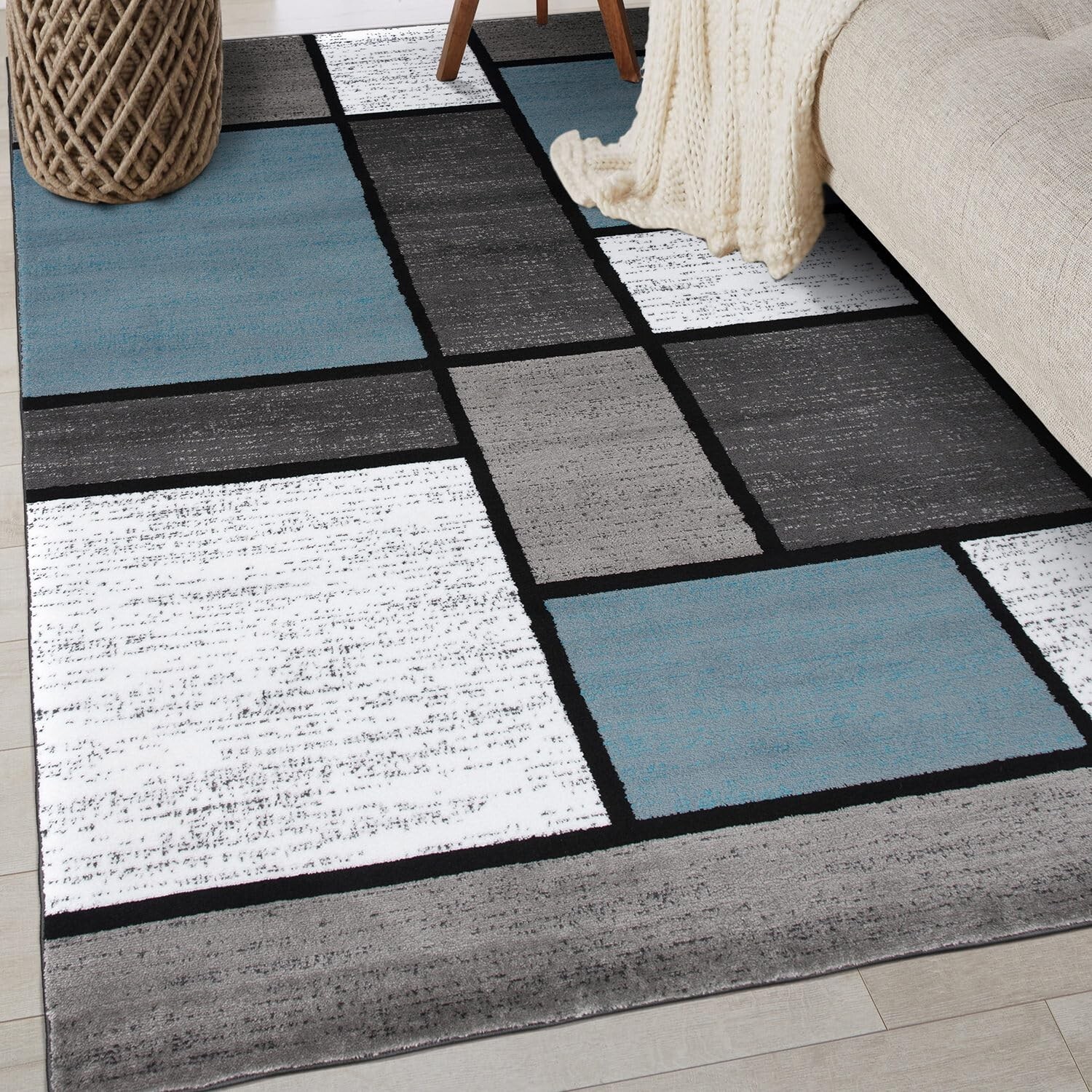 Rugshop Contemporary Modern Boxes for Home Office,Living Room,Bedroom,Kitchen... gallery