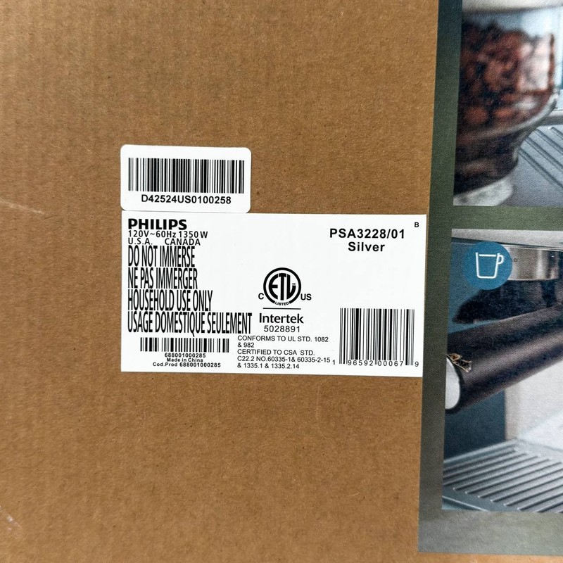 PHILIPS Barista Brew Semi-Automatic Espresso Machine PSA3228/41 - NEW! gallery