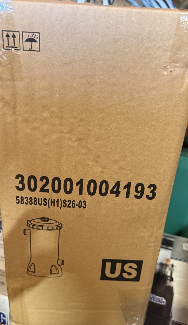 Bestway 1000 GPH Pool Filter Pump w/ On/Off Timer 58388US(H1)S26-03 New gallery
