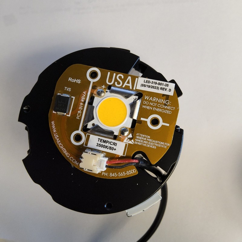USAI BeveLED 2.2 LED Module 3500K/80+CRI w/ P2‑471 Bracket, P2‑293 25° Reflector gallery