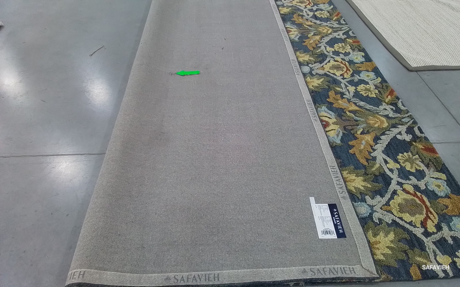 NAVY / MULTI 10'-0" x 10'-0" Hole in Rug, Reduced Price 1172781363 BLM402A-10SQ gallery