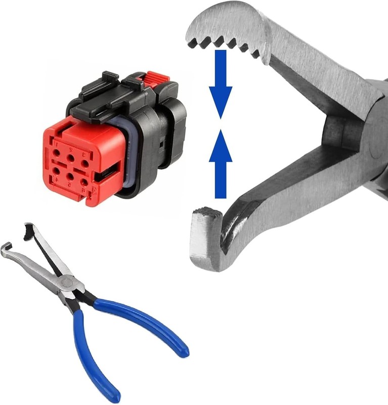 Ergonomic 8'' Electrical Connector Pliers | Precision Tool for Maintenance Tasks gallery
